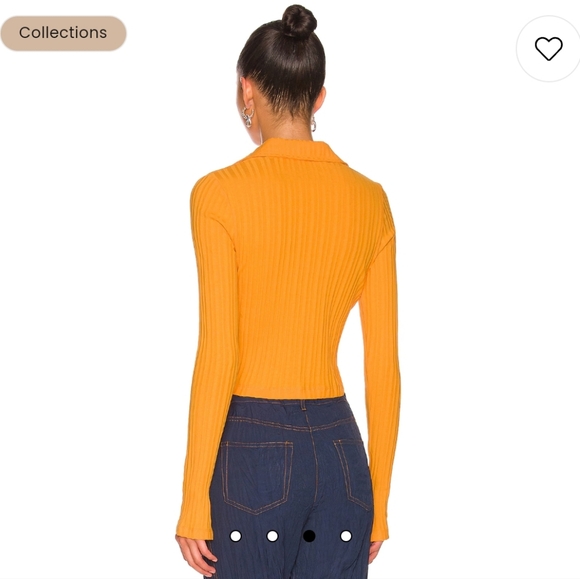 Helmut Lang long sleeve crop polo shirt - Picture 3 of 14